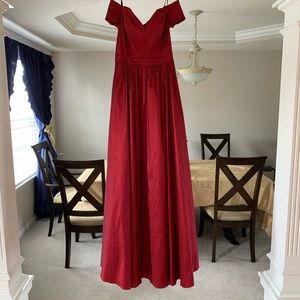 Red Ball Gown from Dillard’s